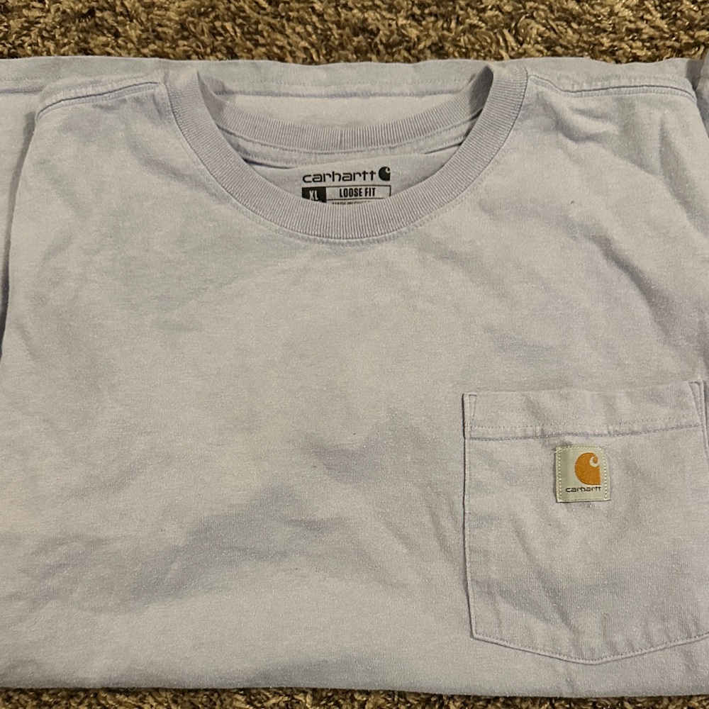 Carhartt Sky Blue Pocket Tee